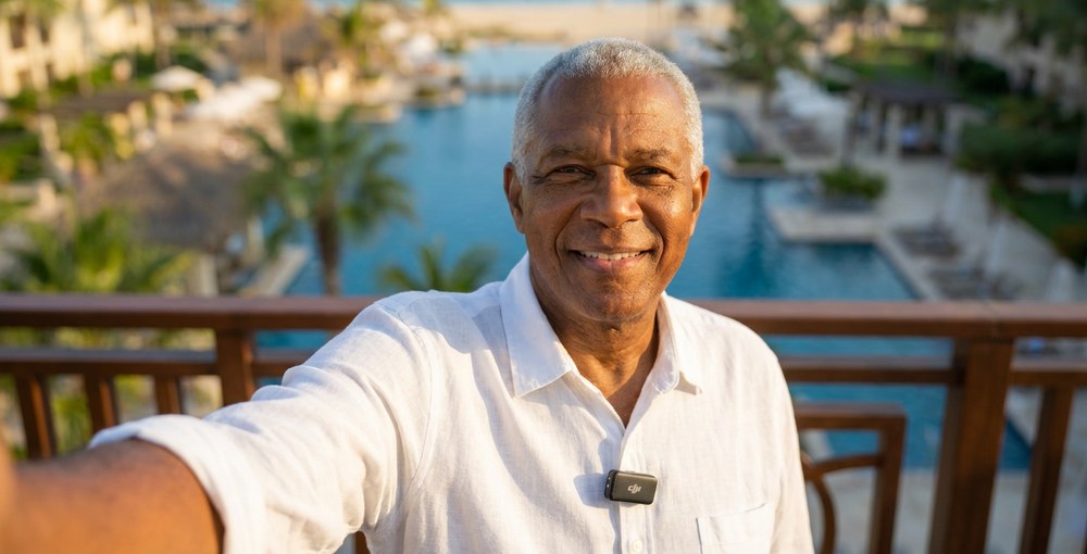 Dwayne Hillman at a vacation resort